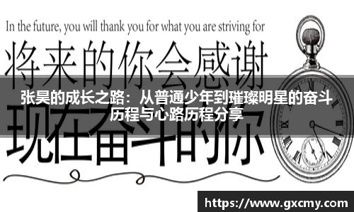 张昊的成长之路：从普通少年到璀璨明星的奋斗历程与心路历程分享